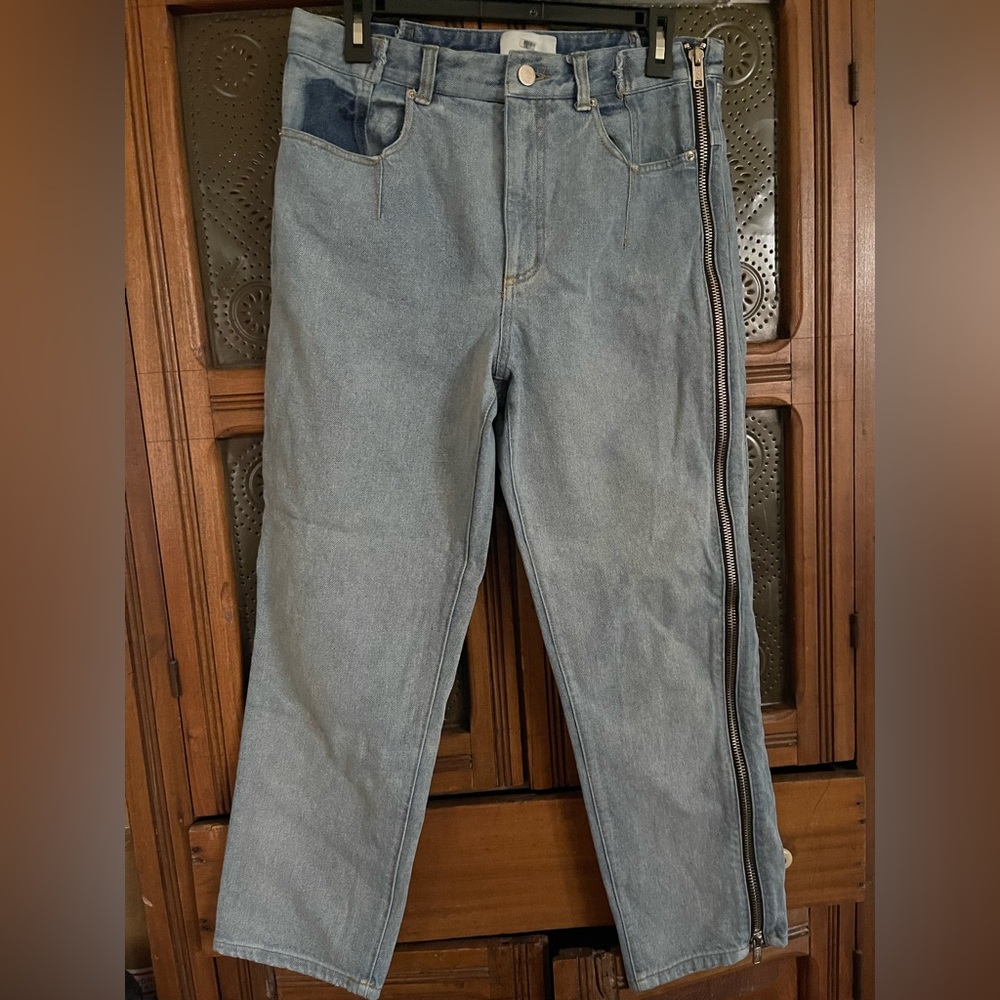3.1 Phillip Lim Denim Pant with Zipper leg